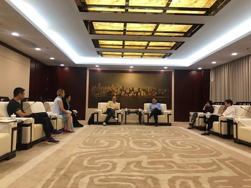 中企万博集团带队访问黄浦区政府，共商意大利IP节相关工作